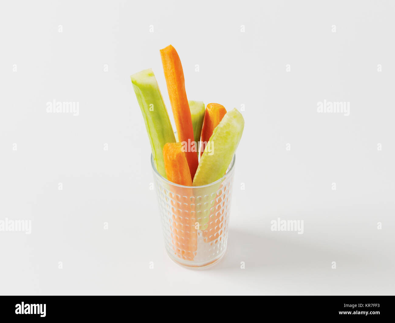 Cucumber and carrot sticks Stock Photo Alamy