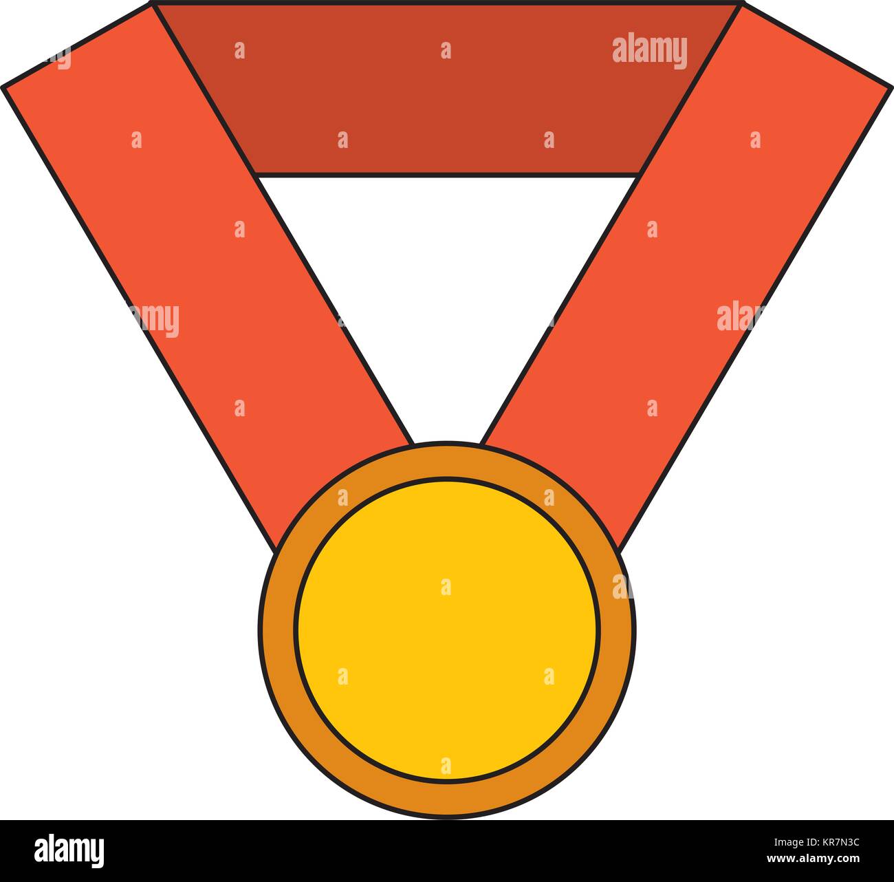 winner medal isolated icon Stock Vector Image & Art - Alamy