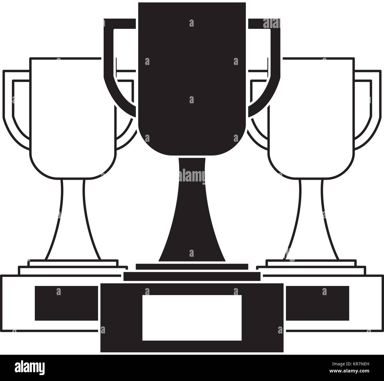 set trophies cups winner icon Stock Vector Image & Art - Alamy