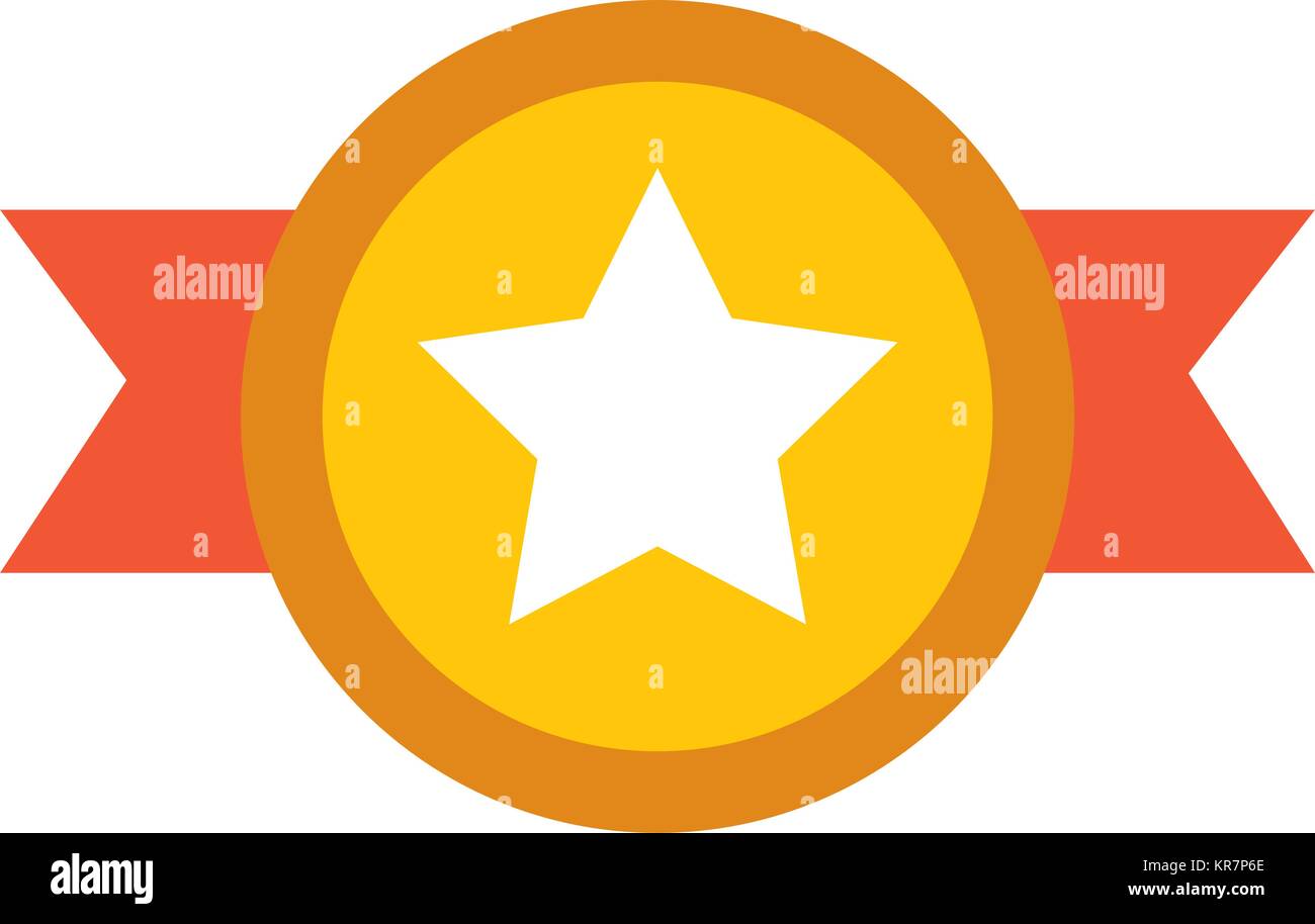 winner medal with star Stock Vector Image & Art - Alamy