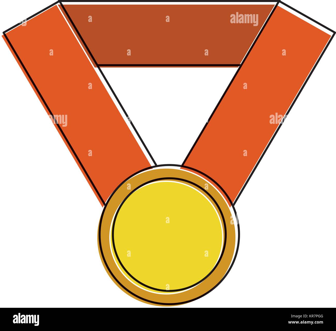 winner medal isolated icon Stock Vector Image & Art - Alamy