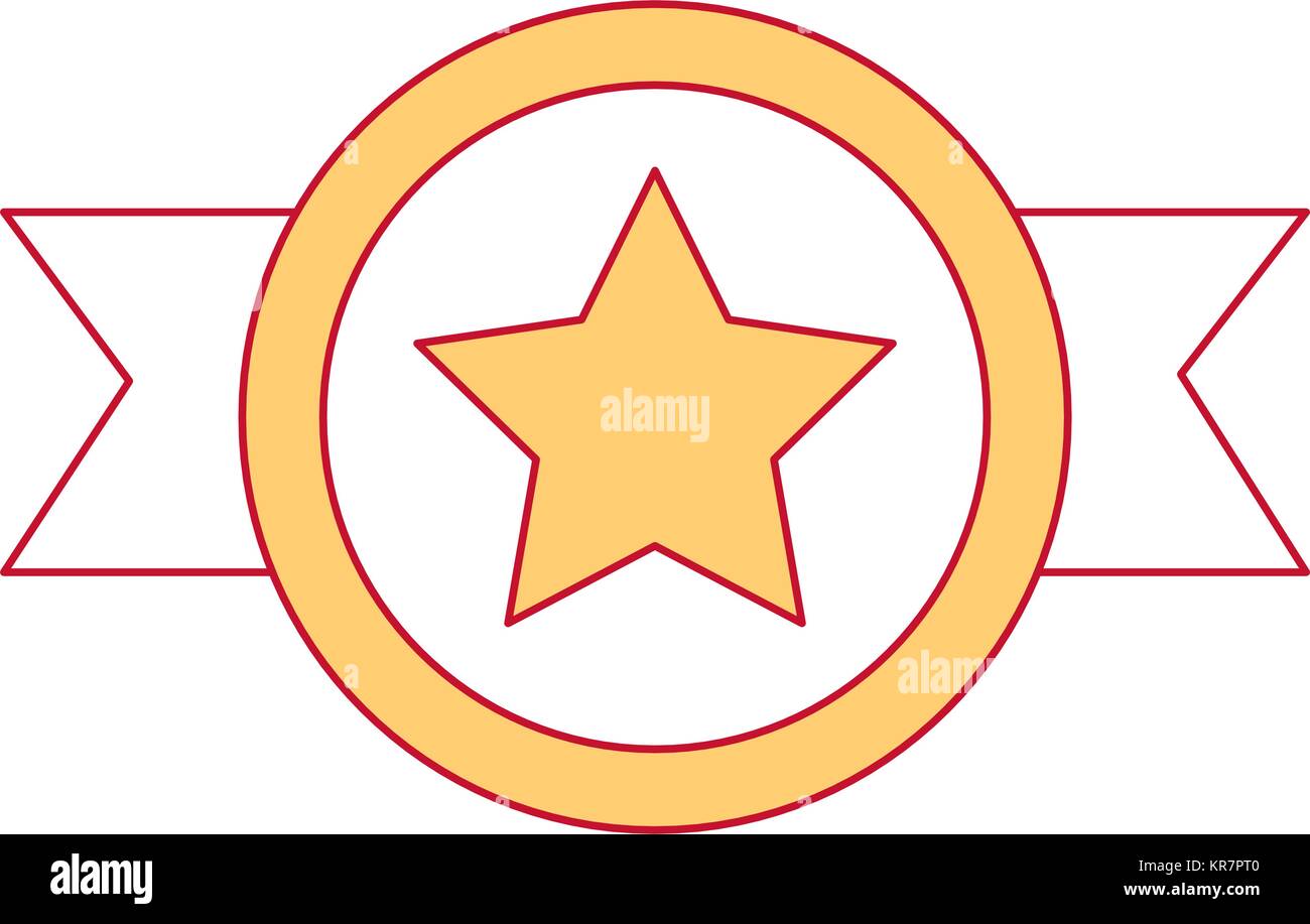 winner medal with star Stock Vector Image & Art - Alamy