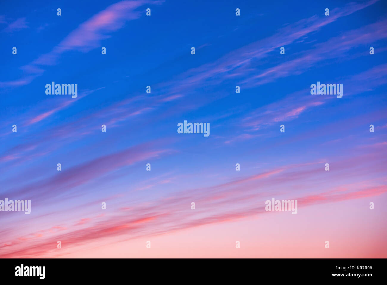 Cloudscape and dramatic orange sky, sunset shot Stock Photo - Alamy