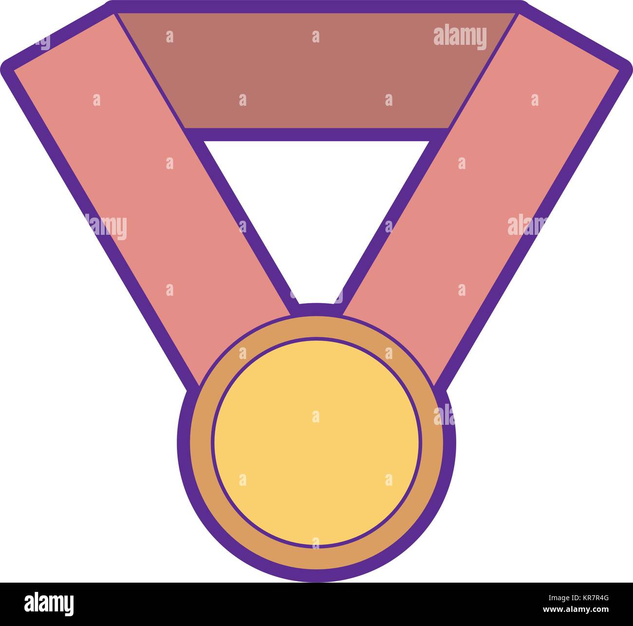 winner medal isolated icon Stock Vector Image & Art - Alamy