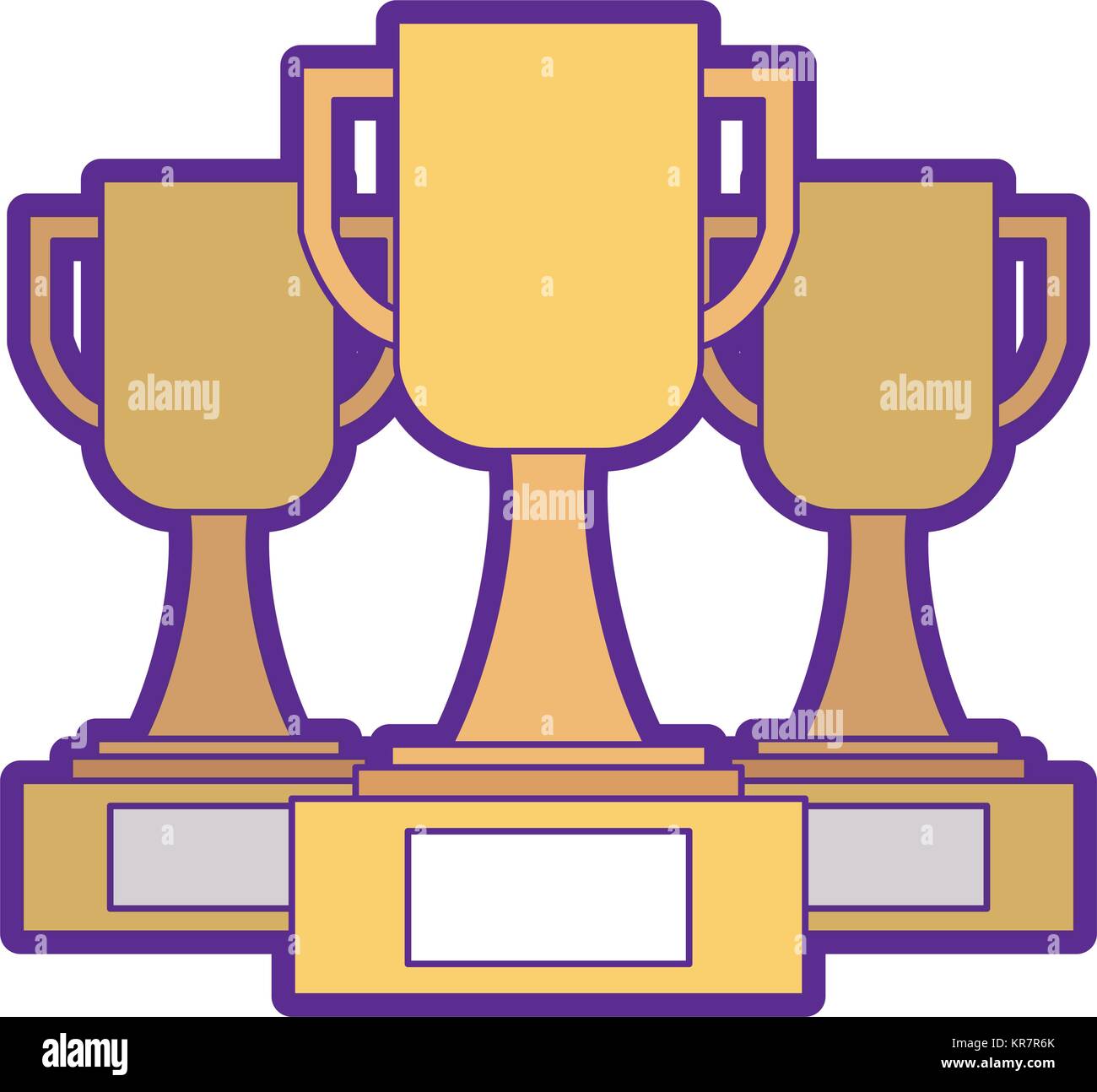 set trophies cups winner icon Stock Vector Image & Art - Alamy