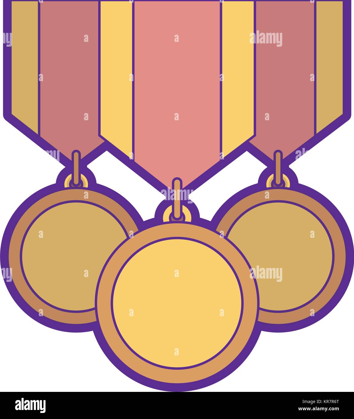 winner medals isolated icon Stock Vector Image & Art - Alamy
