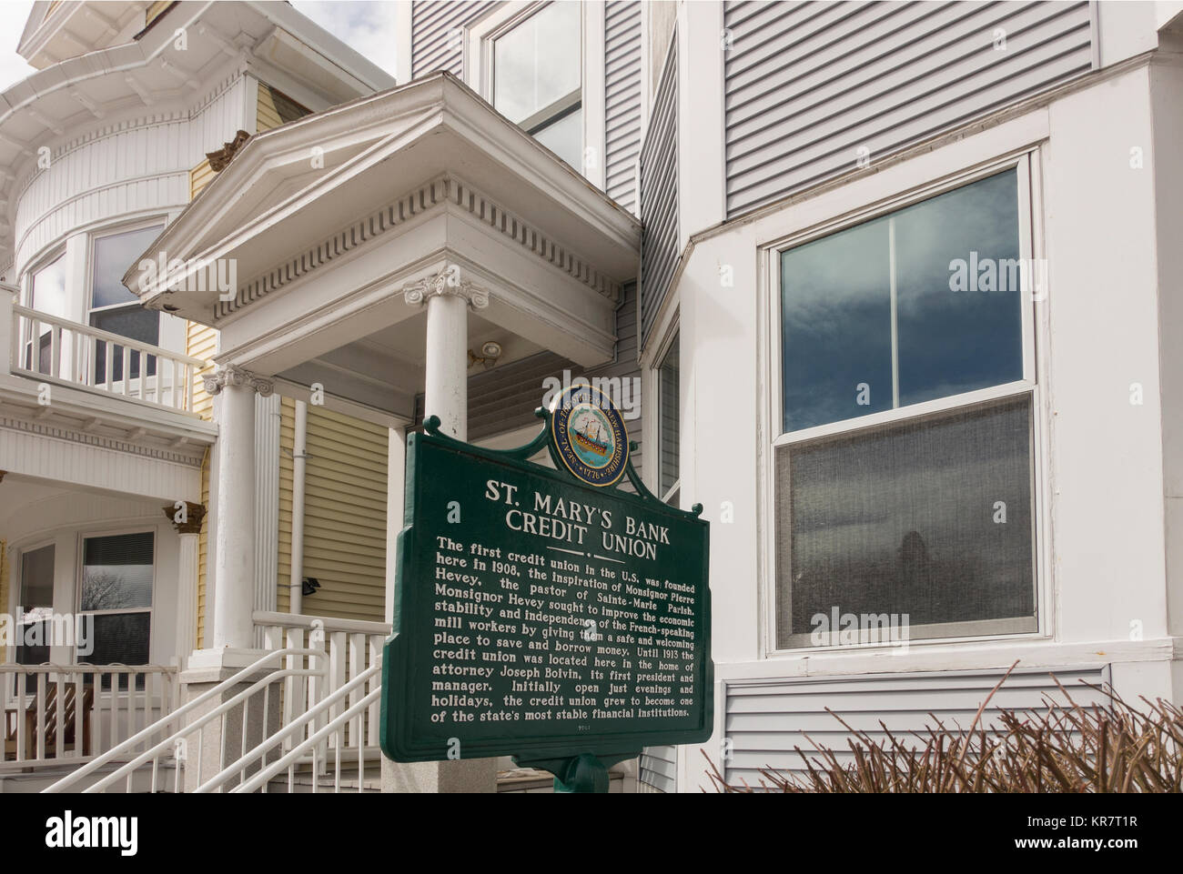 St. Mary's bank the first credit union in the United States, Manchester