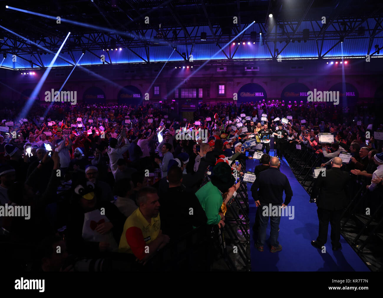 Kevin Painter walks onto stage during day five of the William Hill