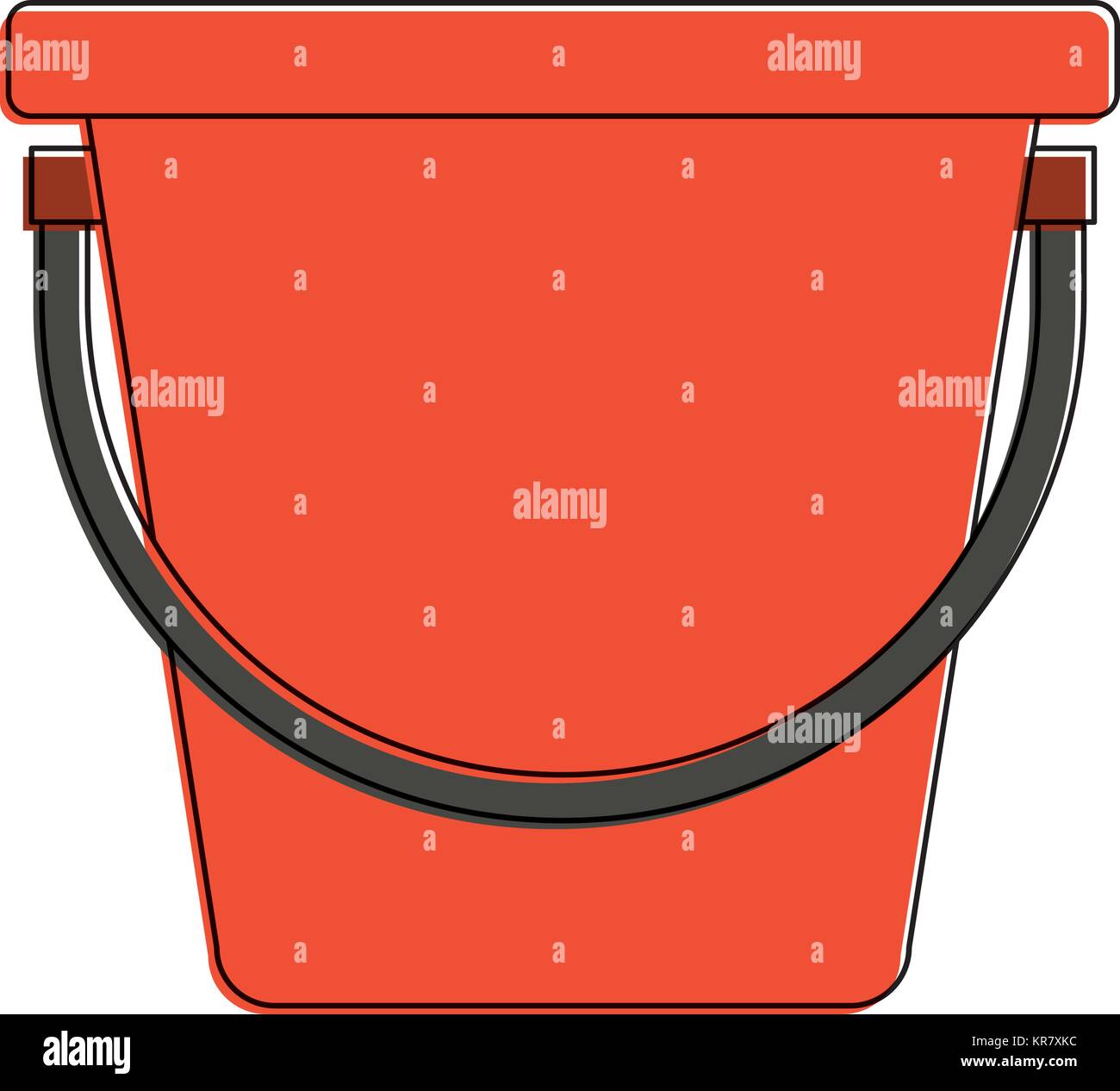 plastic bucket isolated icon Stock Vector Image & Art Alamy