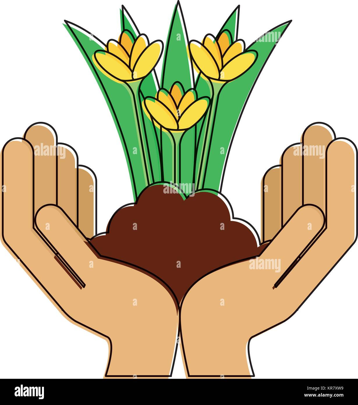 Protected garden Stock Vector Images - Alamy