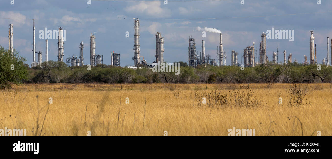 Three Rivers, Texas The Valero oil refinery, which mainly processes