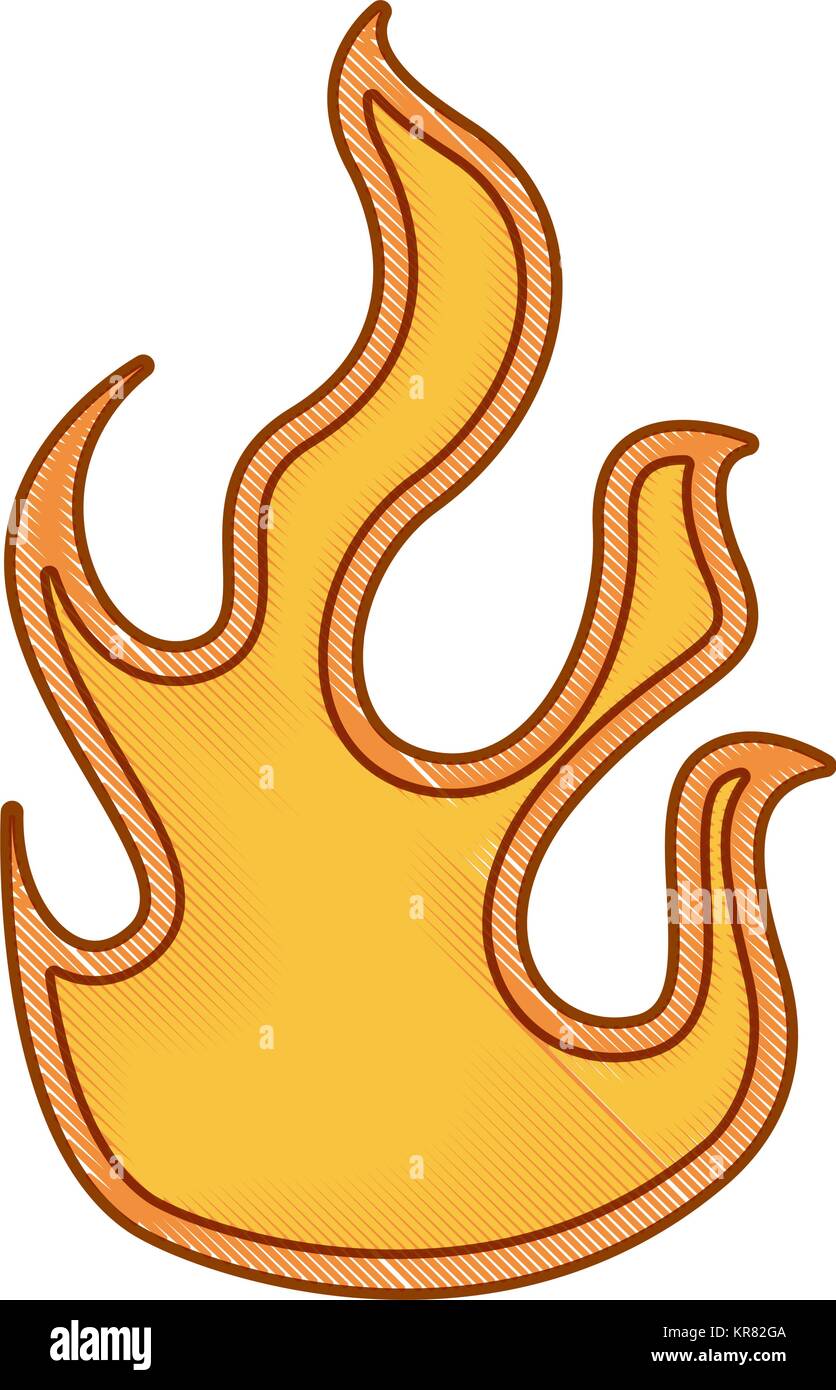 fire flame isolated icon Stock Vector Image & Art - Alamy