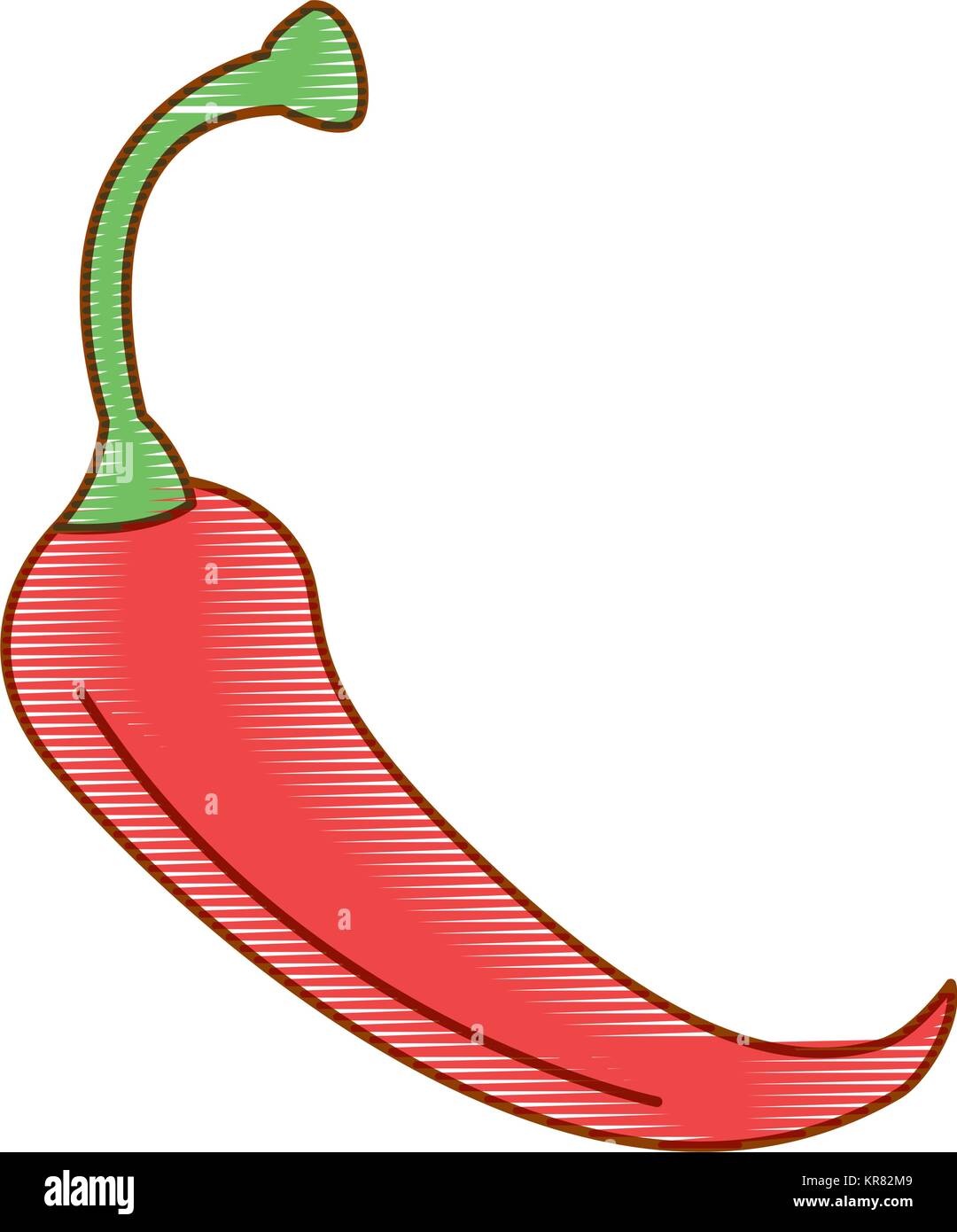 spicy chile vegetable icon Stock Vector Image & Art - Alamy