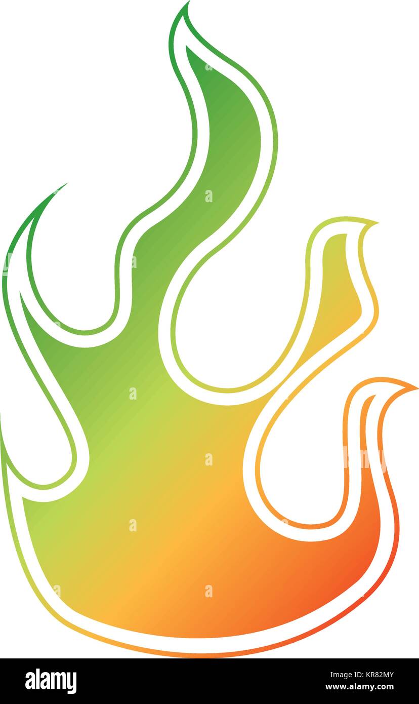 fire flame isolated icon Stock Vector Image & Art - Alamy