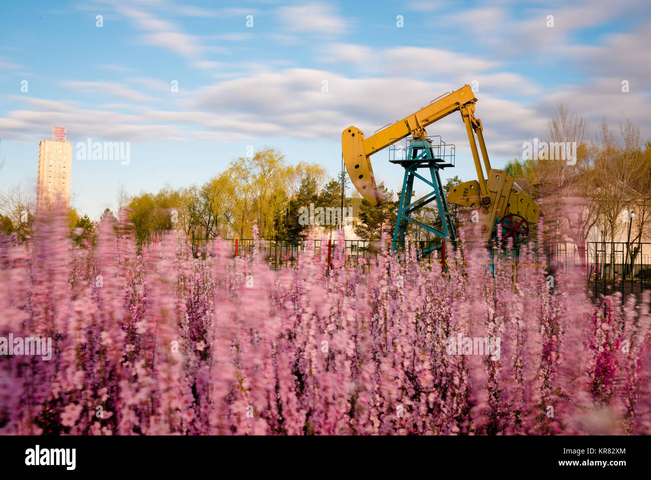 Daqing oil field of Heilongjiang Province,China Stock Photo - Alamy