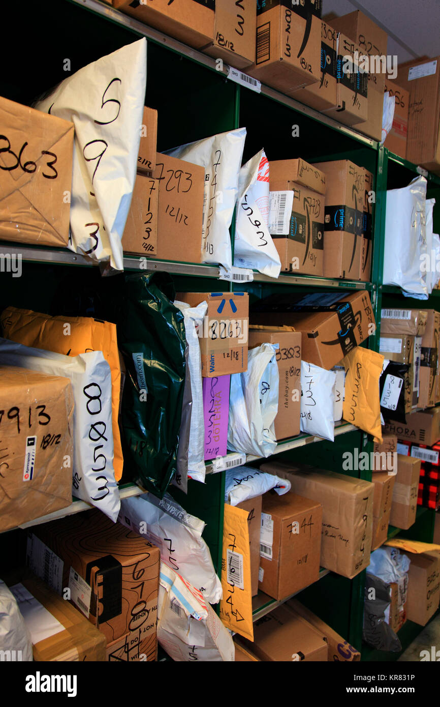parcels, online purchases Stock Photo