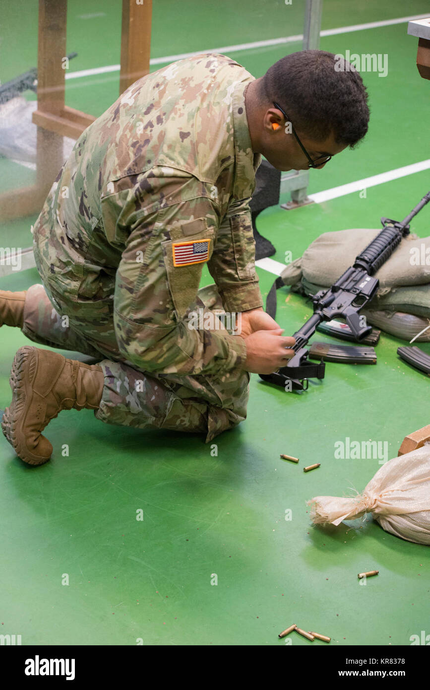 U.S. Army Spc. Manuel Northy, with the Chièvres Provost Marshall Office at U.S. Army Garrison
