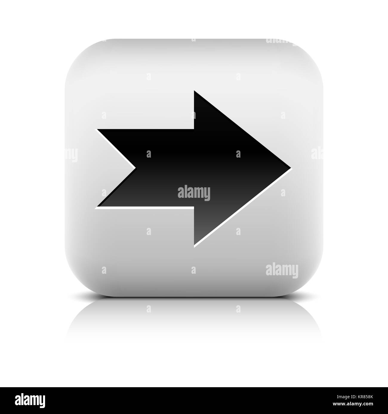 Web icon with black arrow sign Stock Photo - Alamy