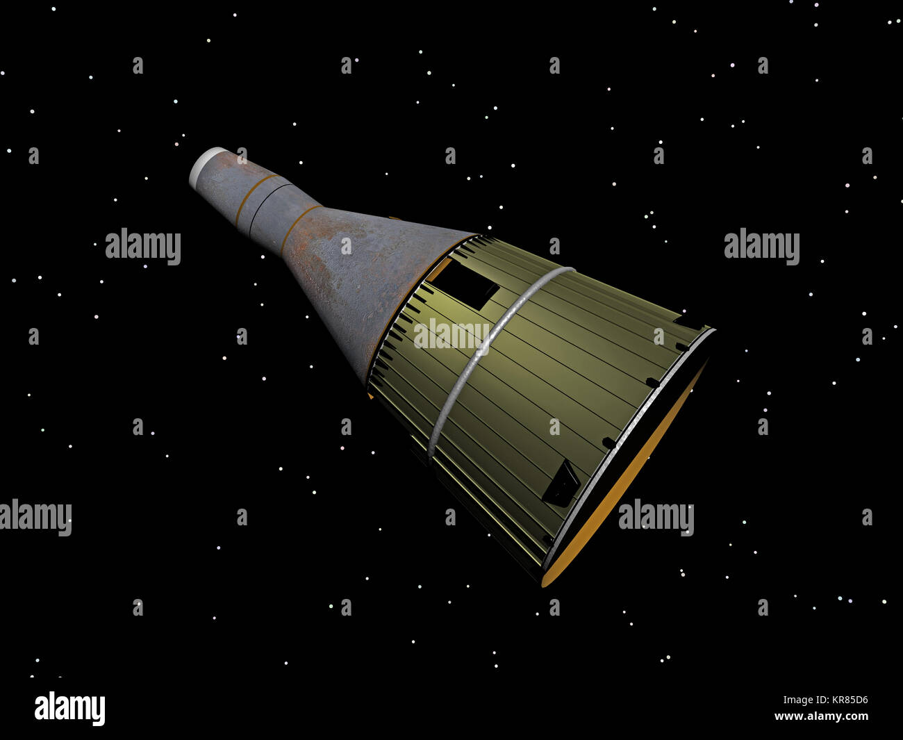 gemini space capsule in space Stock Photo - Alamy