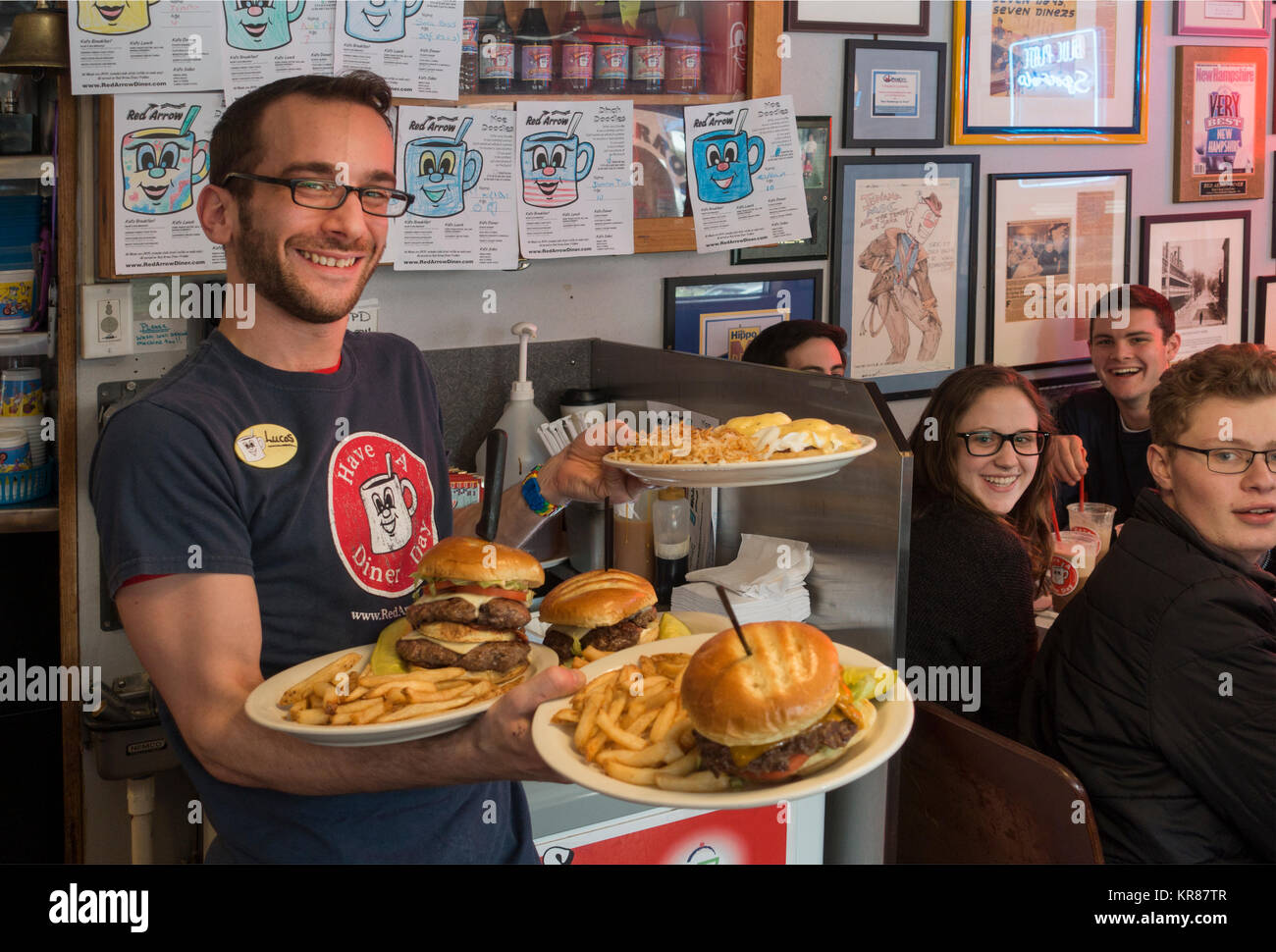 Red arrow diner manchester hires stock photography and images Alamy