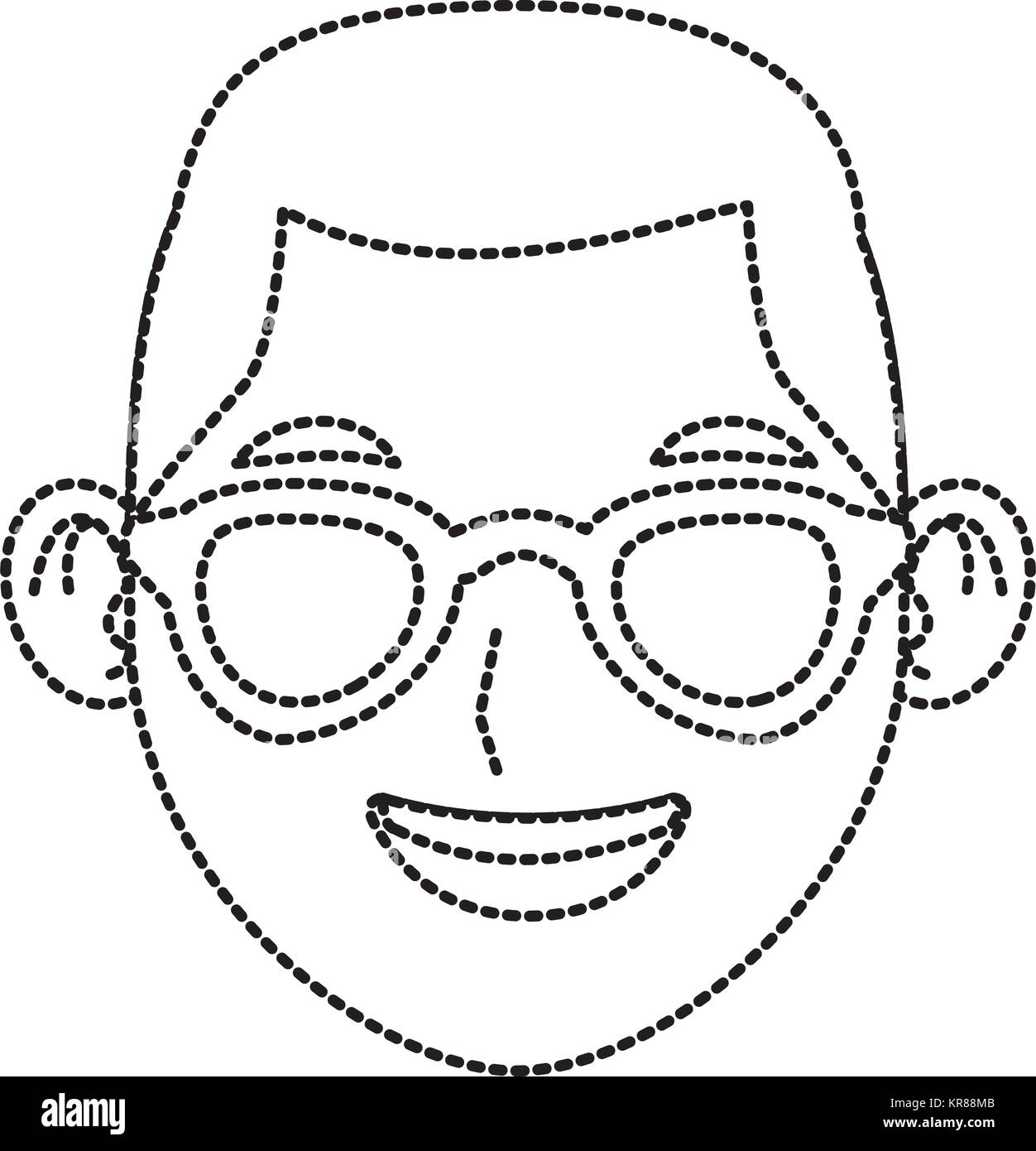 Man with sunglasses face icon vector illustration graphic design Stock ...