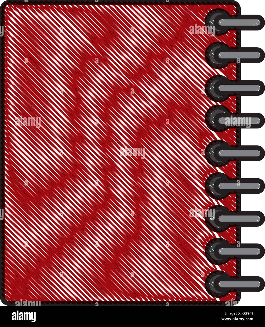 Notebook closed isolated icon vector illustration graphic design Stock ...