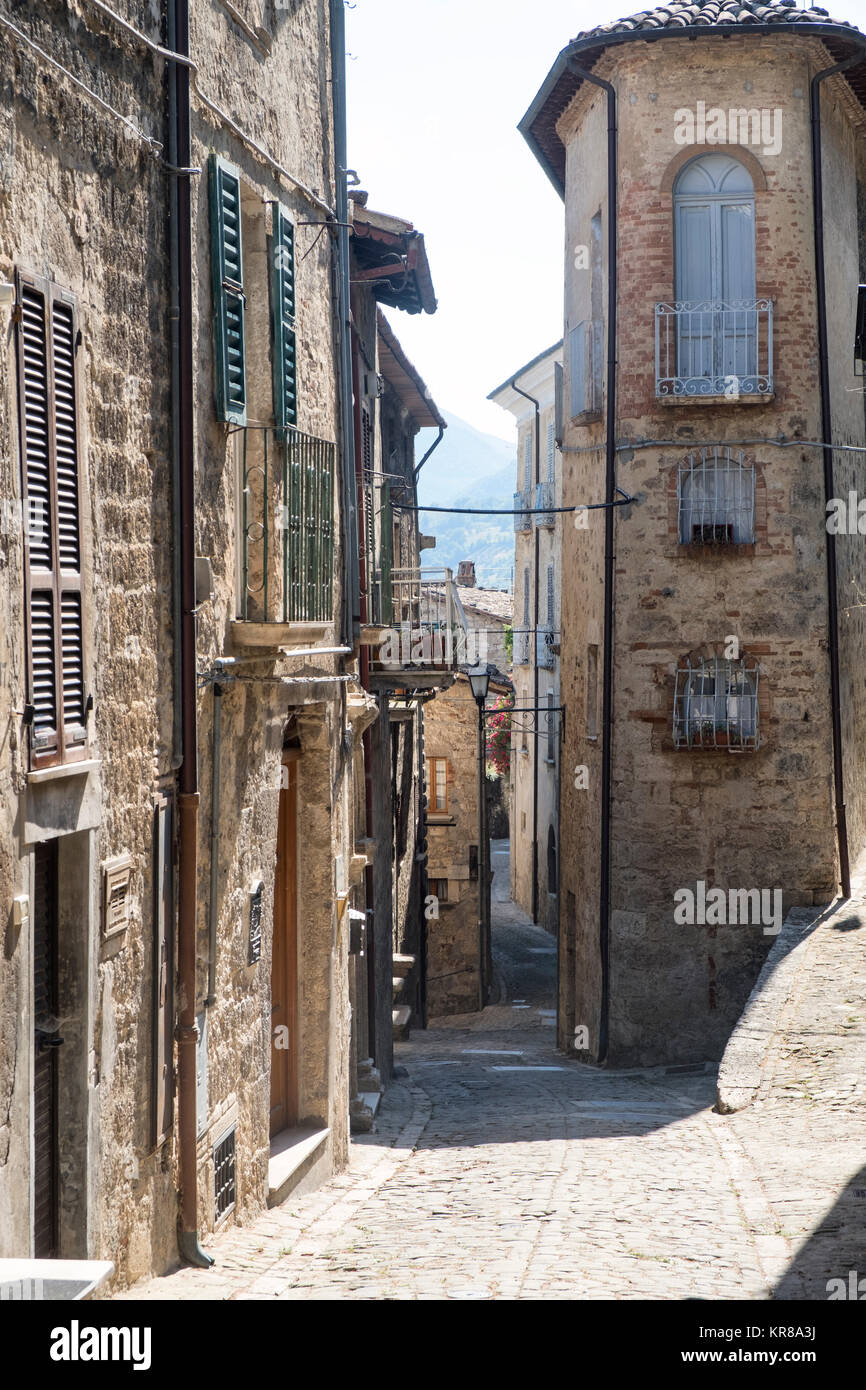 Civitella Del Tronto Teramo Abruzzi Italy Medieval Town Stock Civitella Del Tronto Teramo Abruzzi Italy Medieval Town Stock