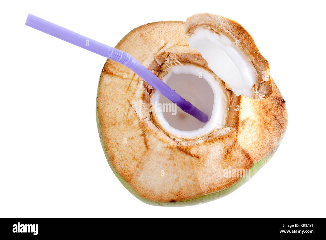 Coconut water drink. Stock Photo