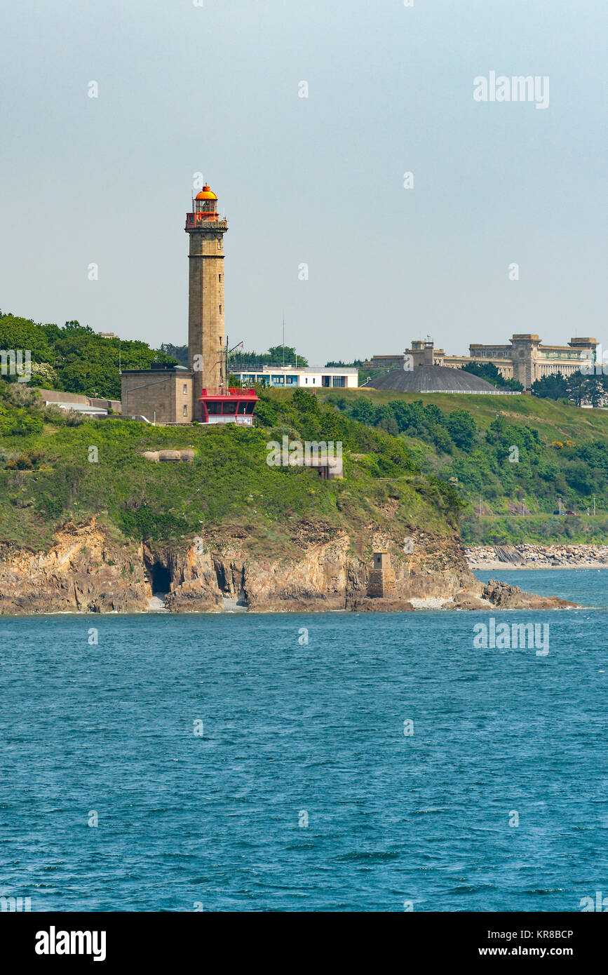 phare du portzic Stock Photo Alamy