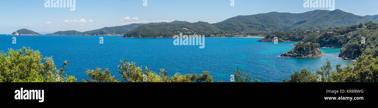 Scenic sight near Procchio in Elba Island, Tuscany, Italy. Stock Photo