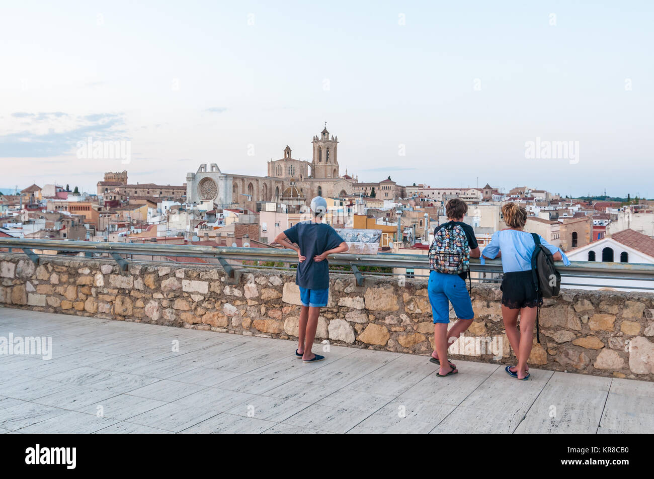 terrace roof in the Roman Circus in Tarragona, UNESCO world Heritage