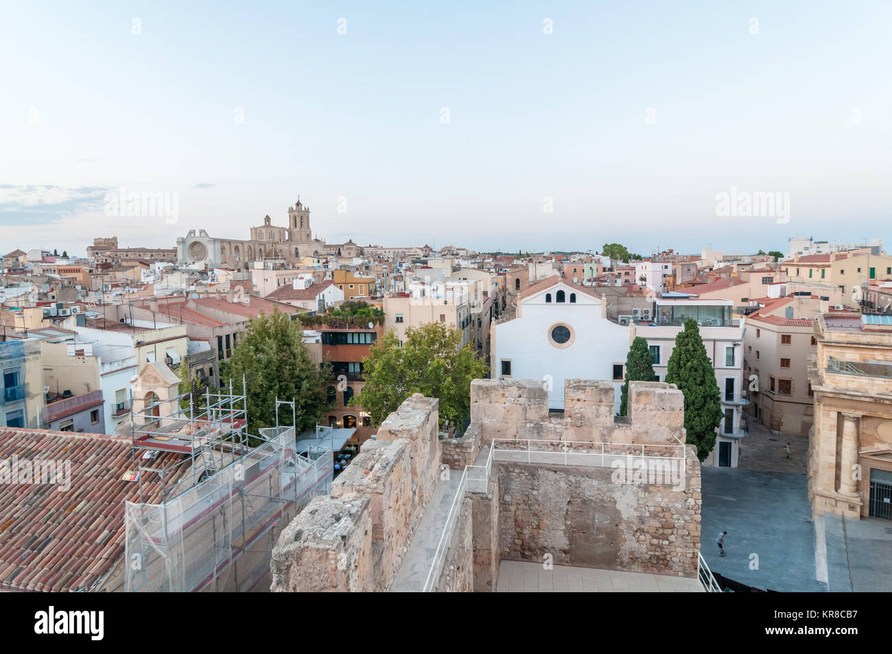 terrace roof in the Roman Circus in Tarragona, UNESCO world Heritage