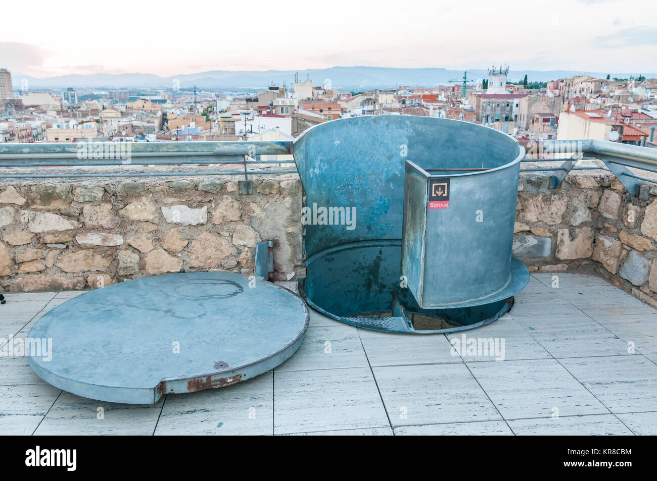 stairway in the terrace roof, Roman Circus, Tarragona, UNESCO world