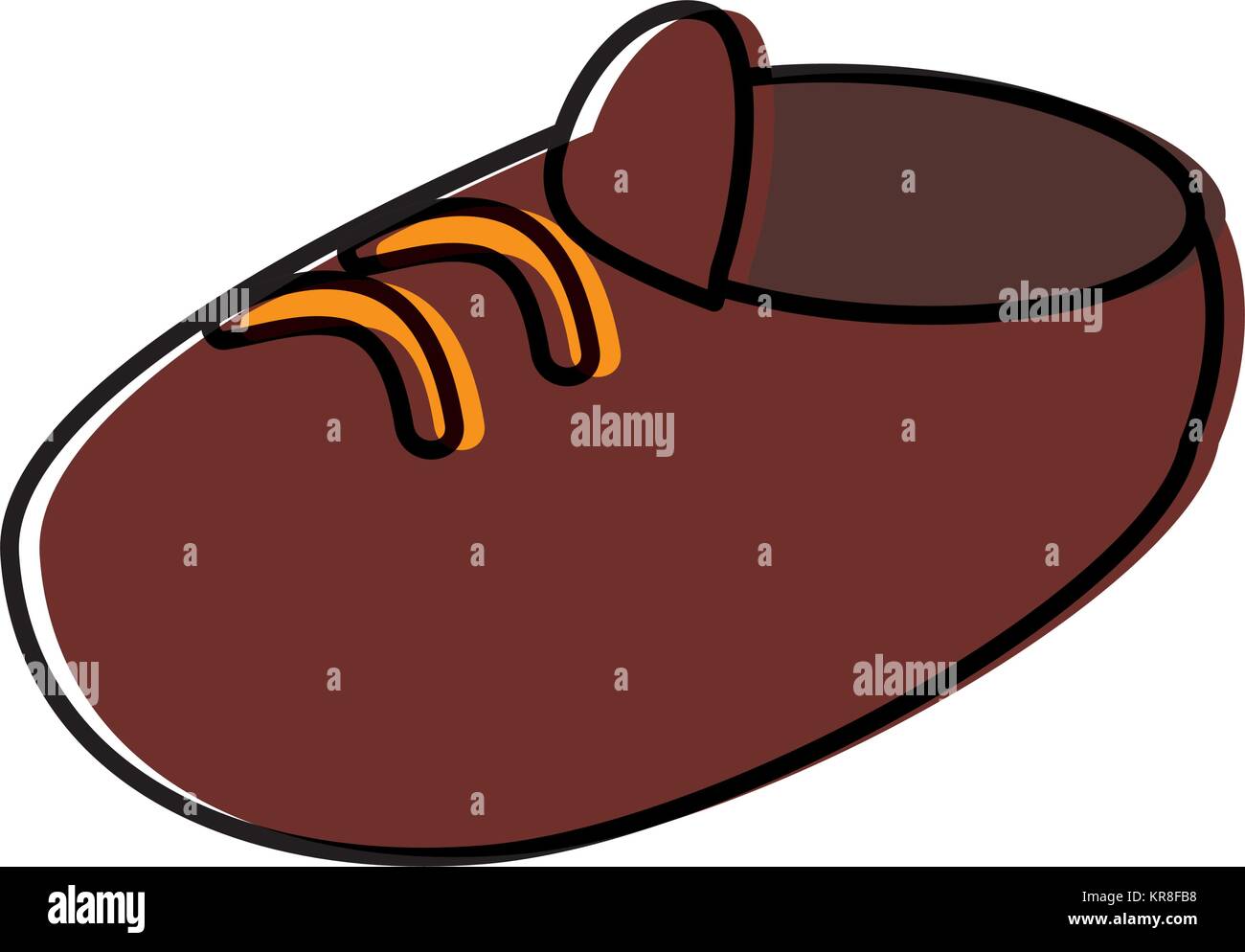 Cute boot cartoon icon vector illustration graphic design Stock Vector