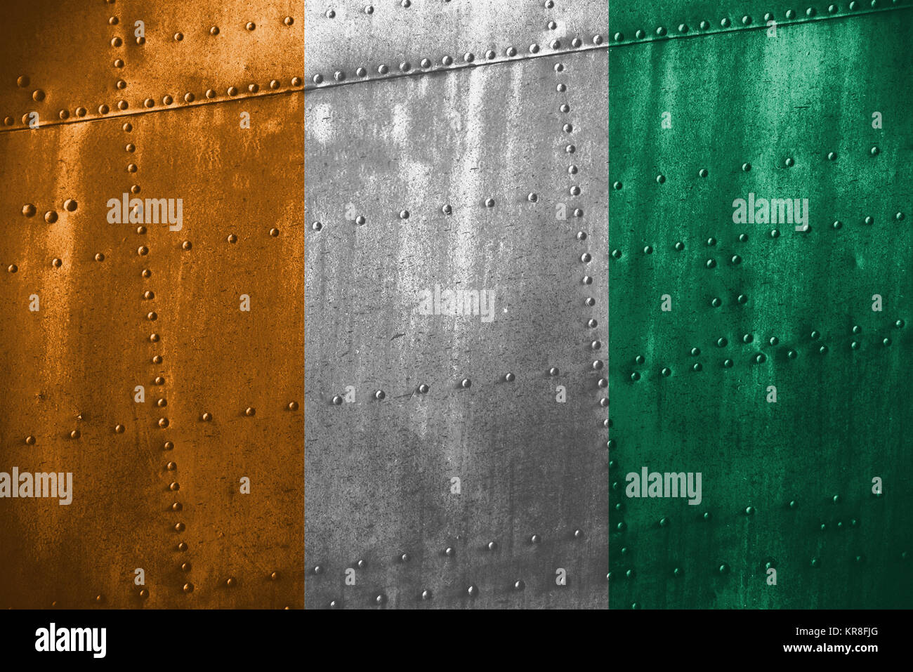 texutre or metal background with ivory coast flag Stock Photo - Alamy