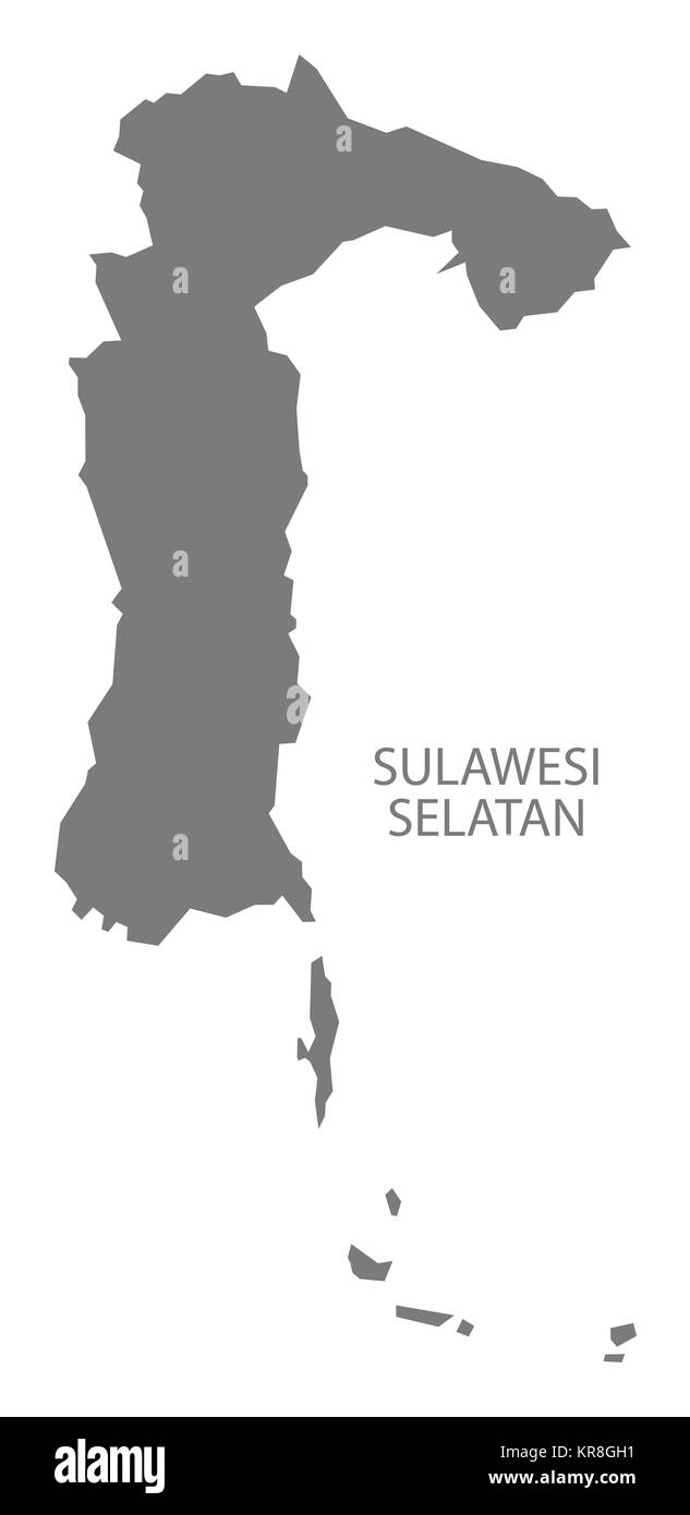 Sulawesi map Cut Out Stock Images & Pictures - Alamy