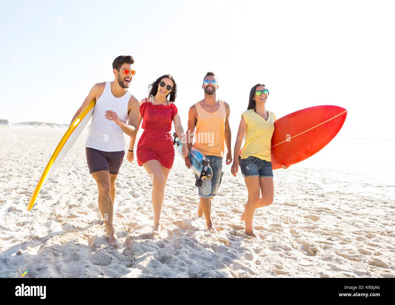 Let's go to the beach Stock Photo - Alamy