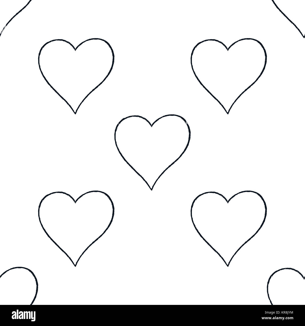 pen drawing heart hi res stock photography and images alamy