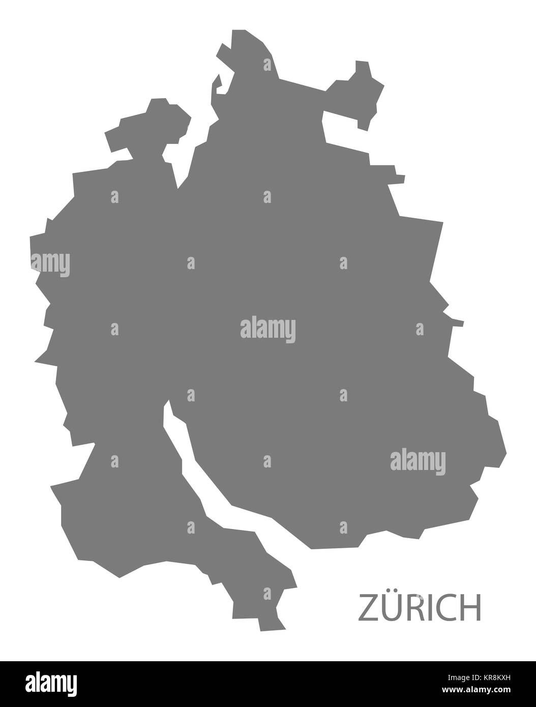 Zurich city map hires stock photography and images Alamy