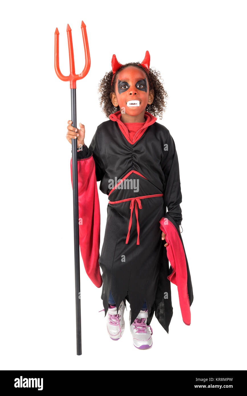 Kid in Halloween costume Stock Photo Alamy