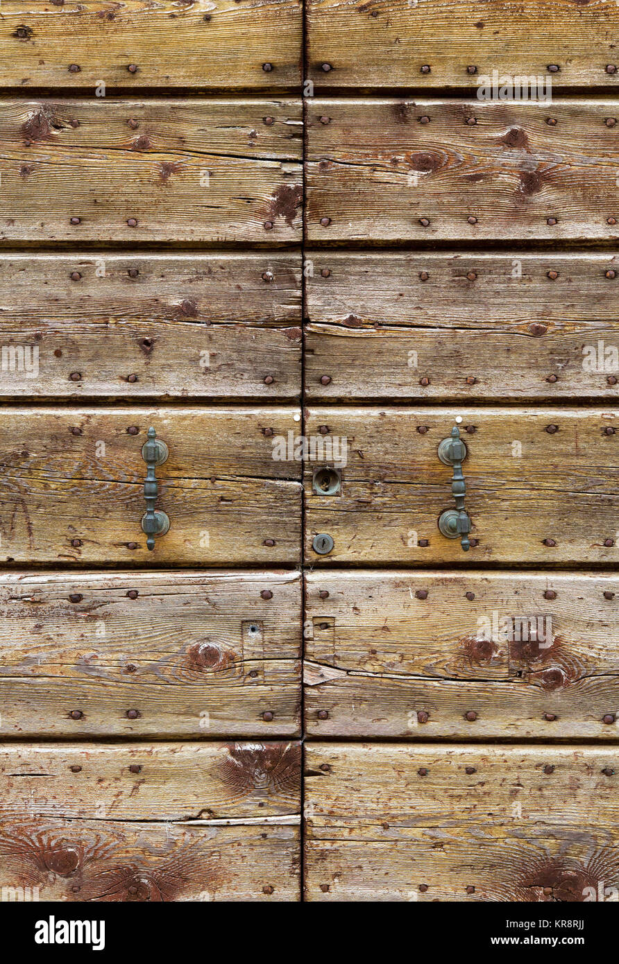 Old wooden gate background Stock Photo - Alamy