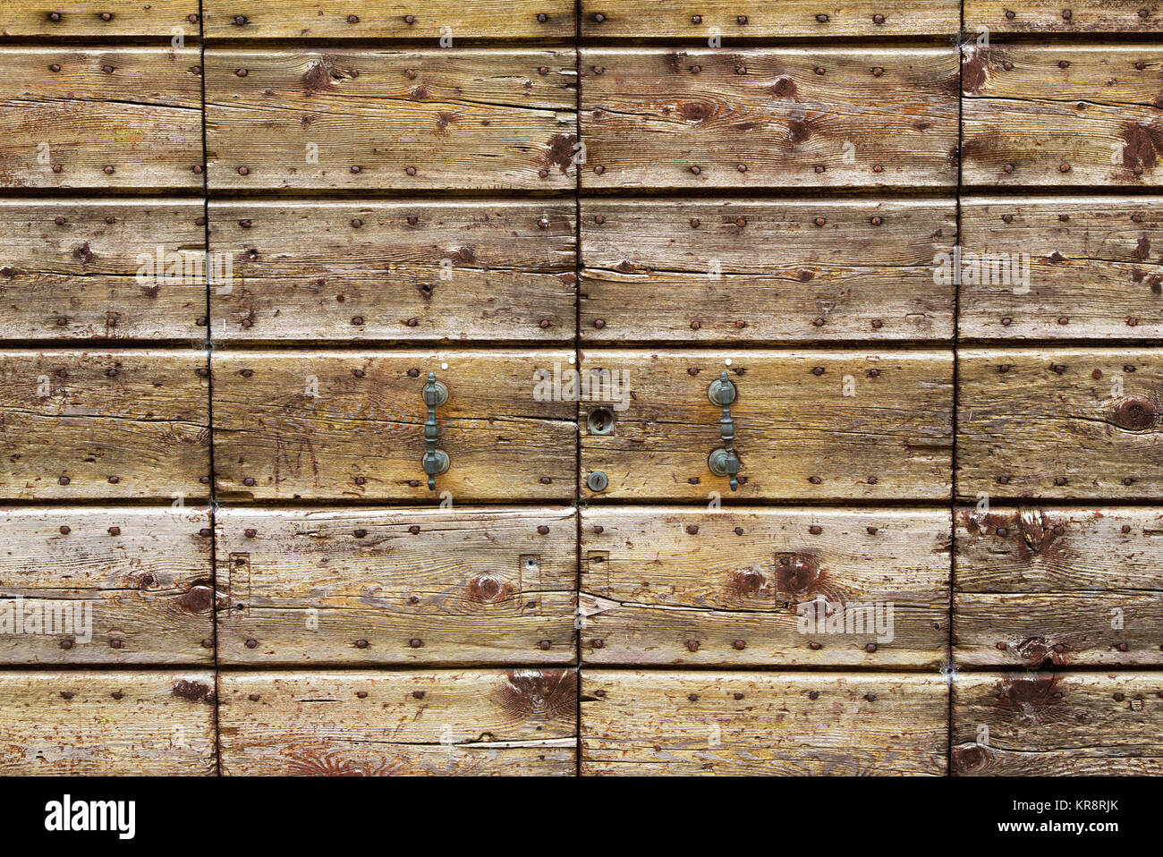 Old wooden gate background Stock Photo - Alamy