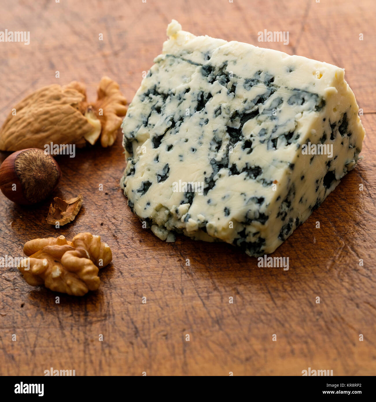 Blue cheese and nuts Stock Photo Alamy
