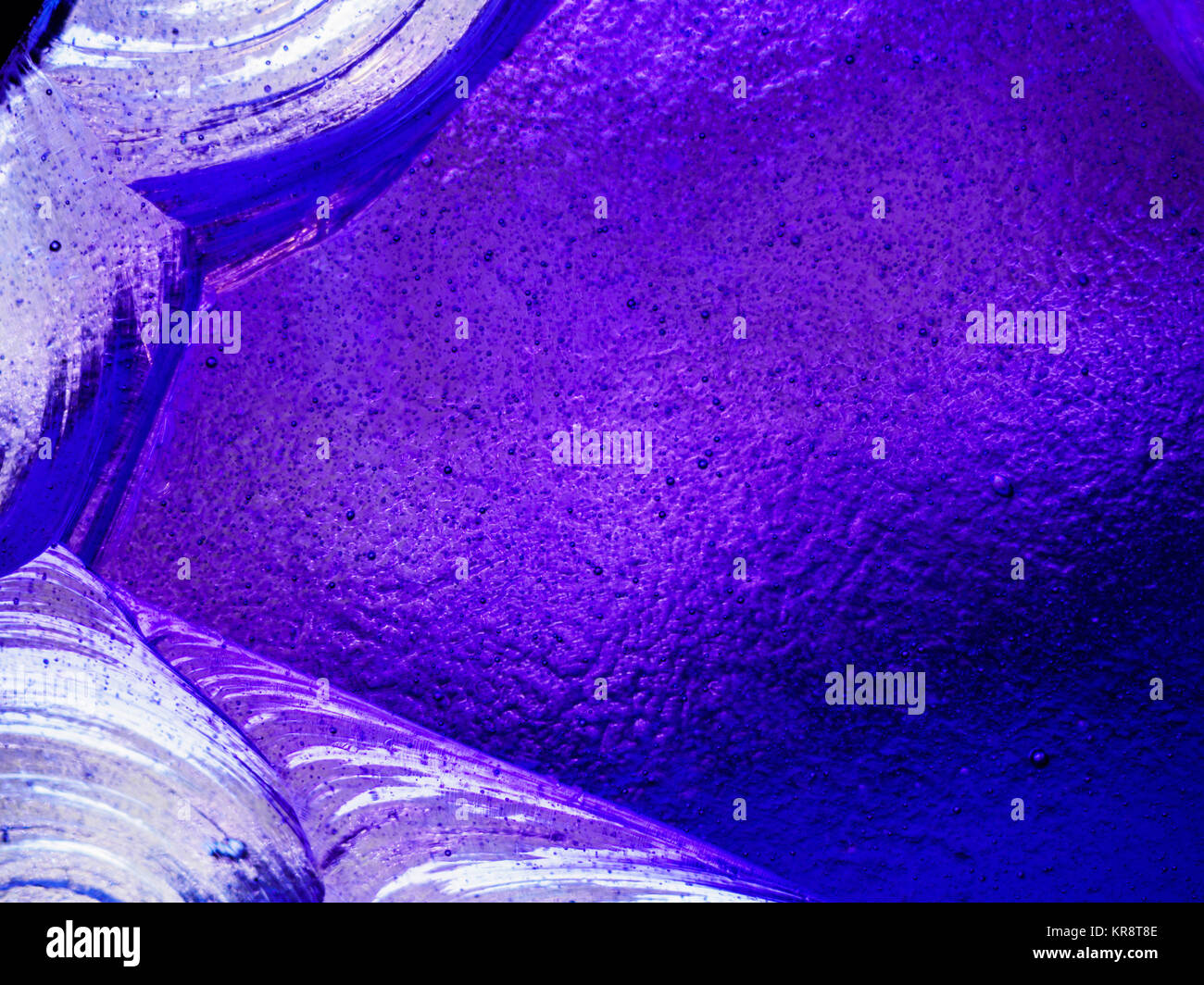 Purple backlit glass Stock Photo Alamy