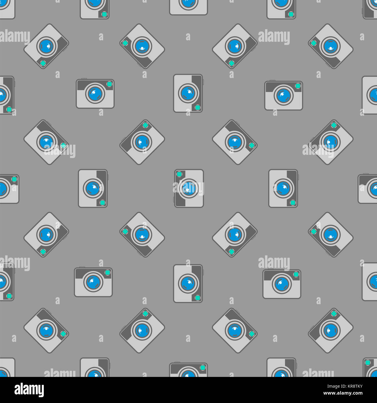 Digital Camera Icon Seamless Pattern Stock Photo - Alamy