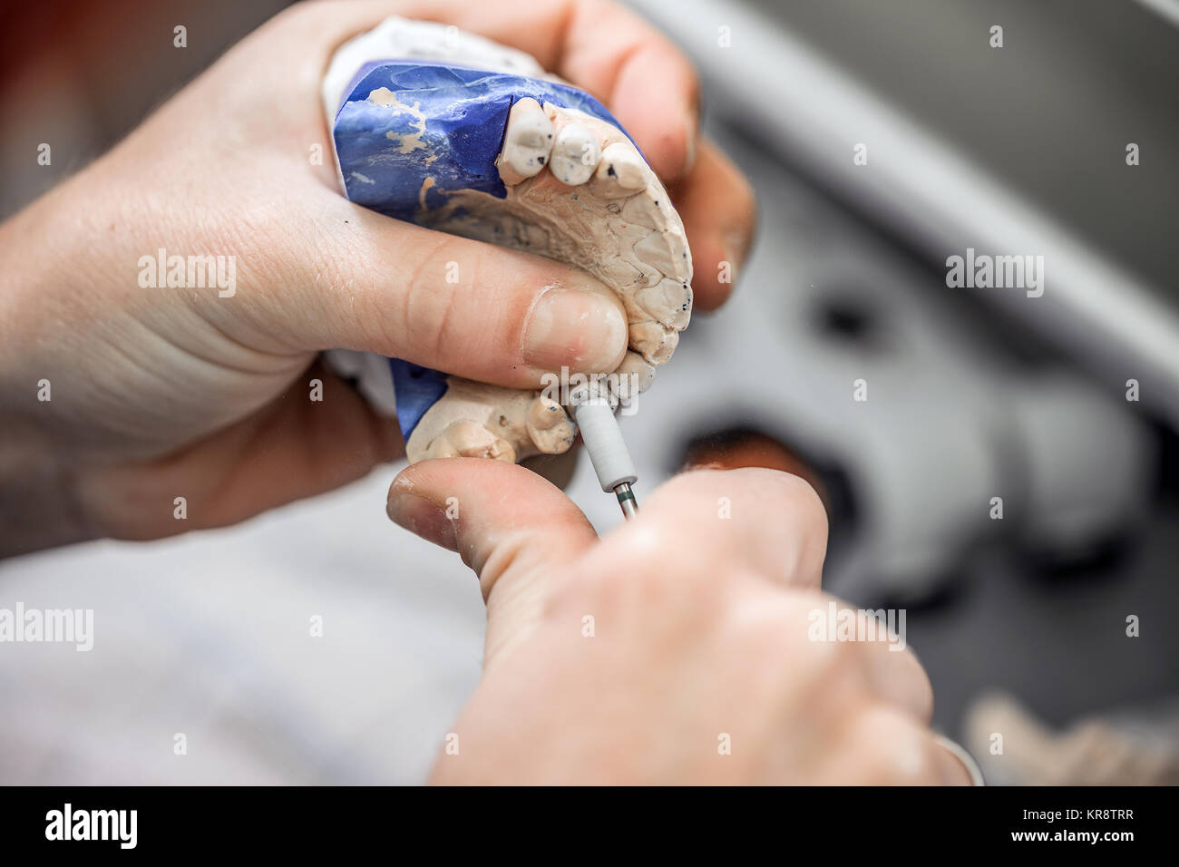 Technician working Stock Photo