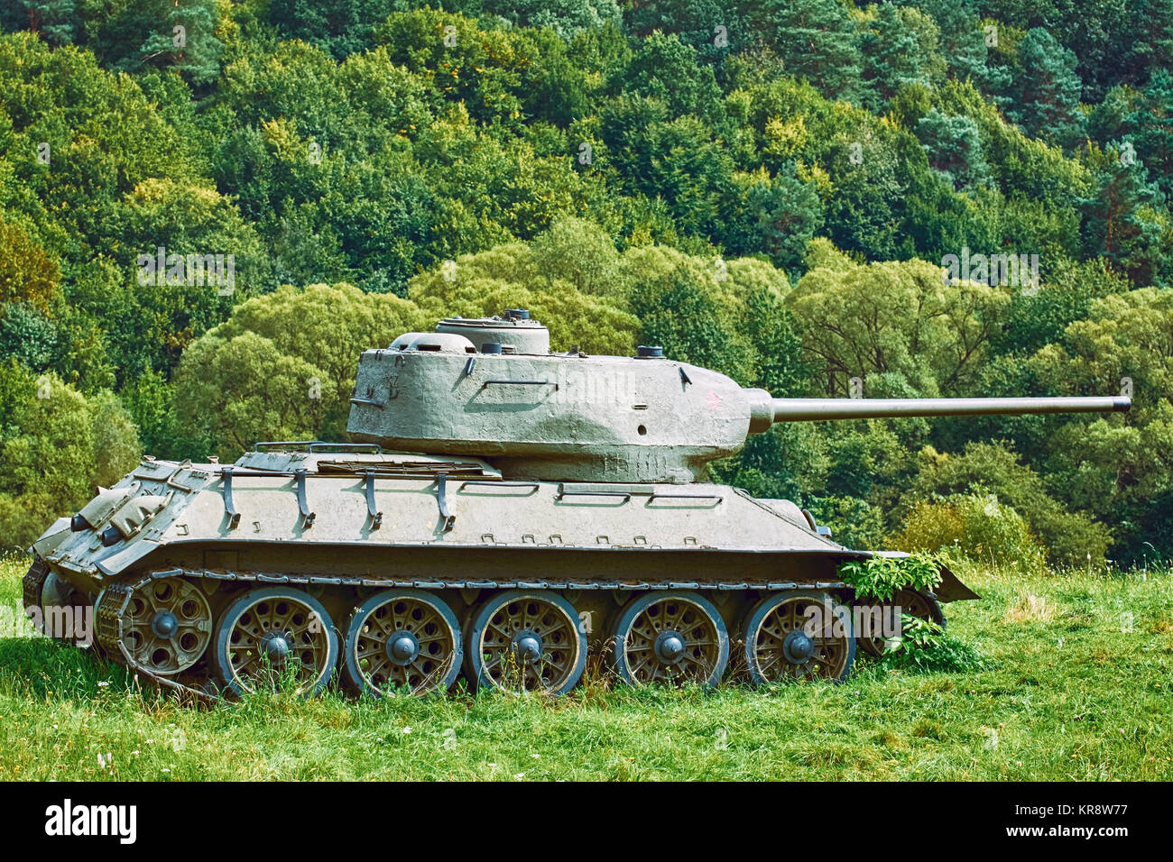 Tank of Second World War Stock Photo - Alamy