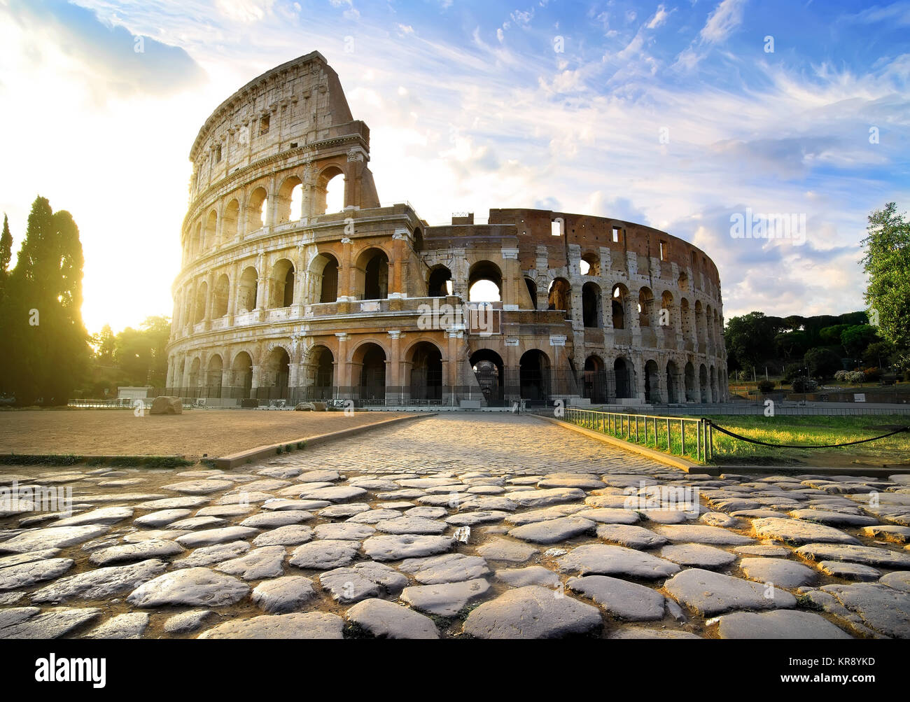 Coluseeum Rome High Res Rome colloseum sunset hi-res stock photography and images - Alamy