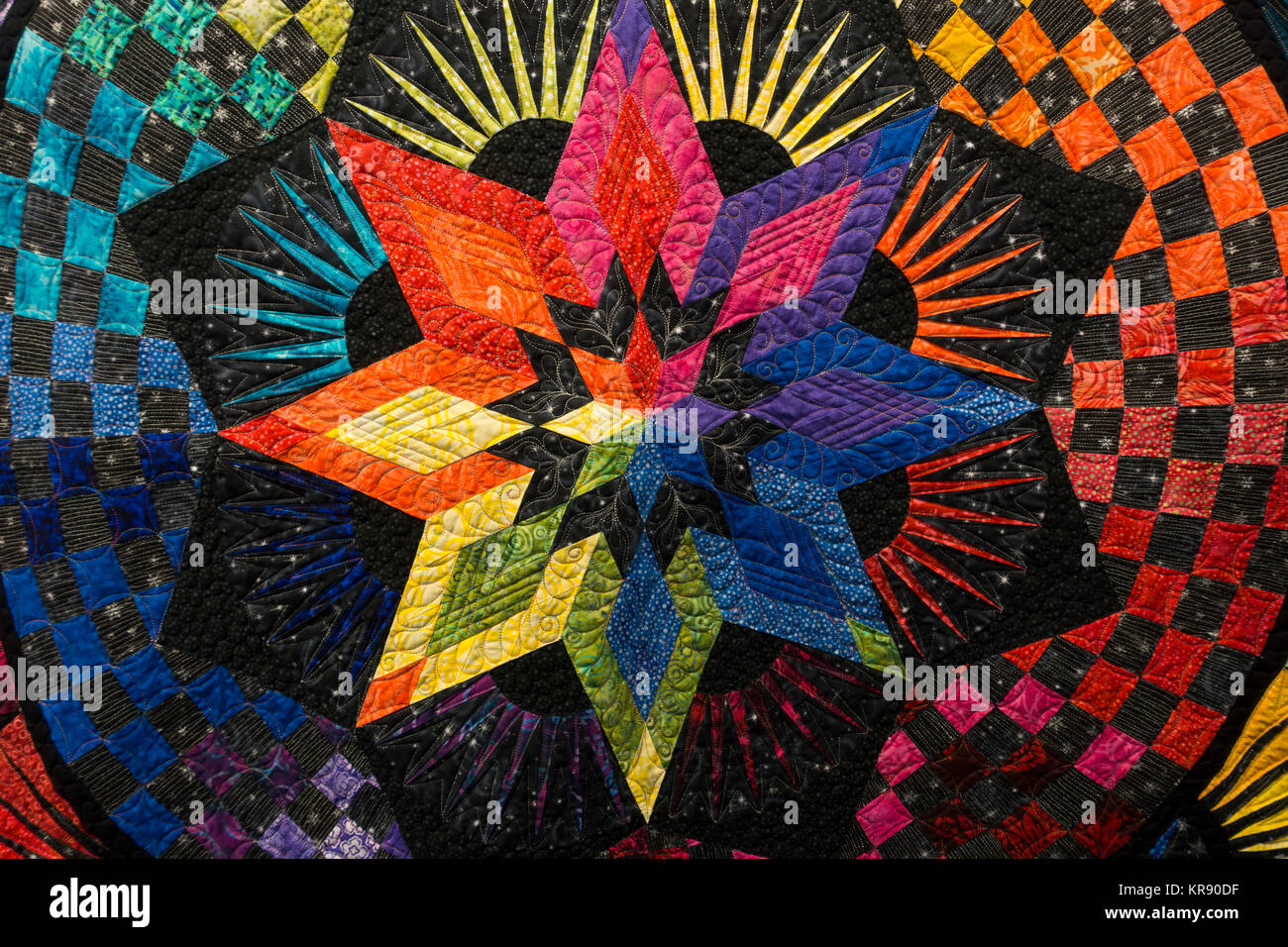 quilt show Manchester NH Stock Photo Alamy