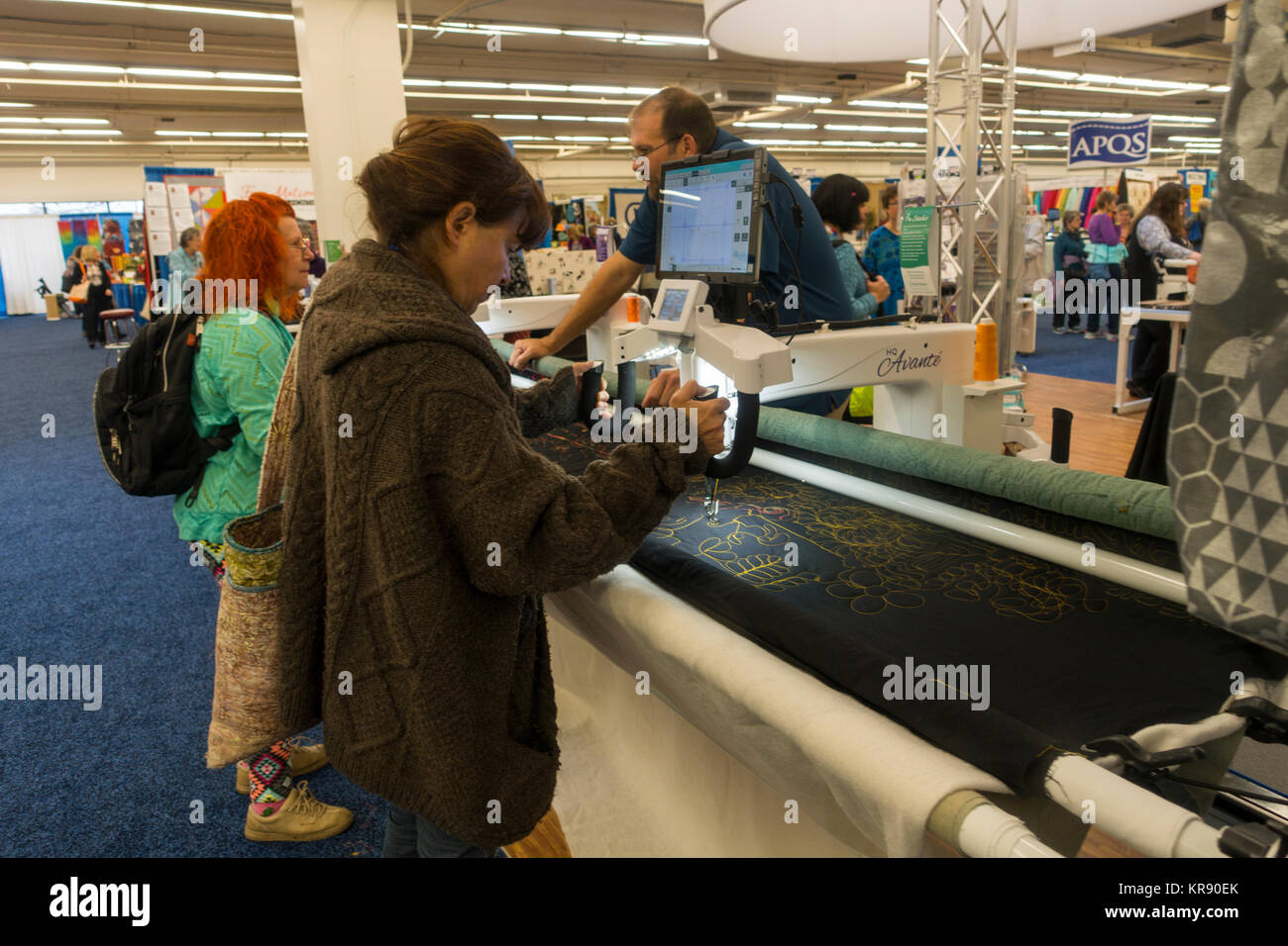 quilt show Manchester NH Stock Photo Alamy